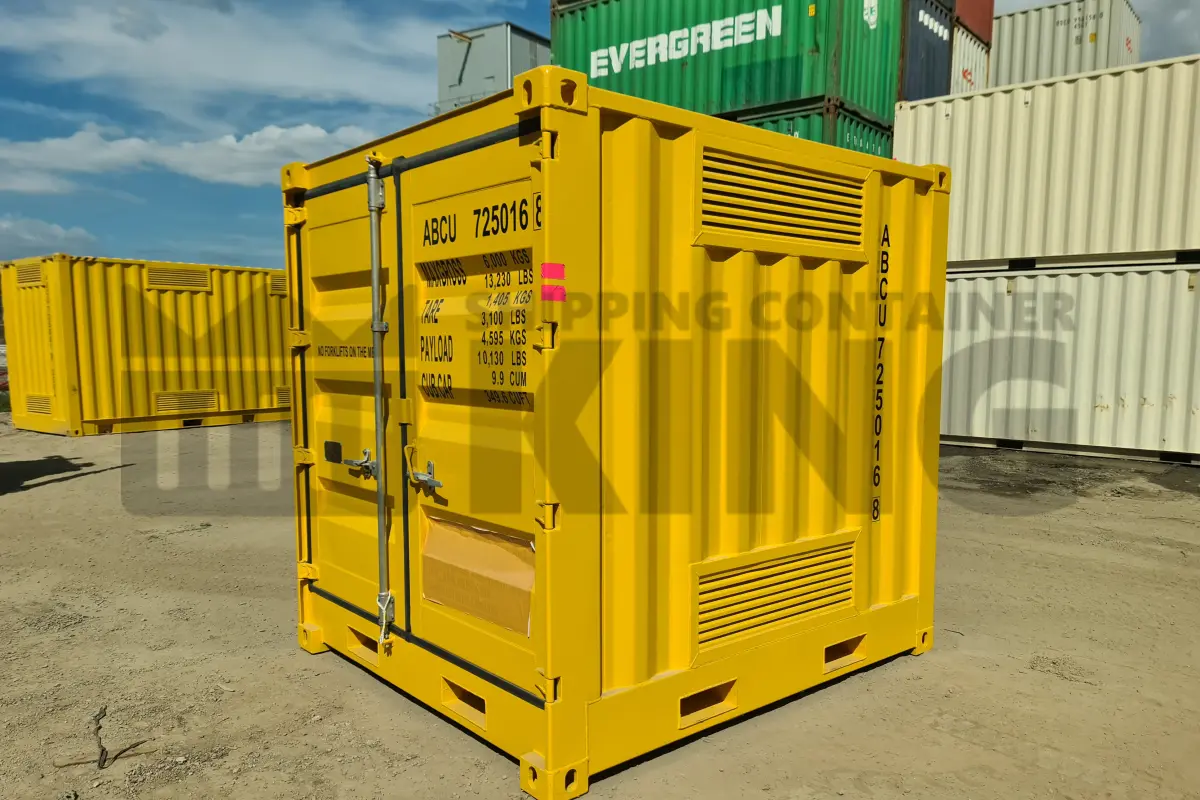 8' Dangerous Goods Shipping Container (4 Corner Post)