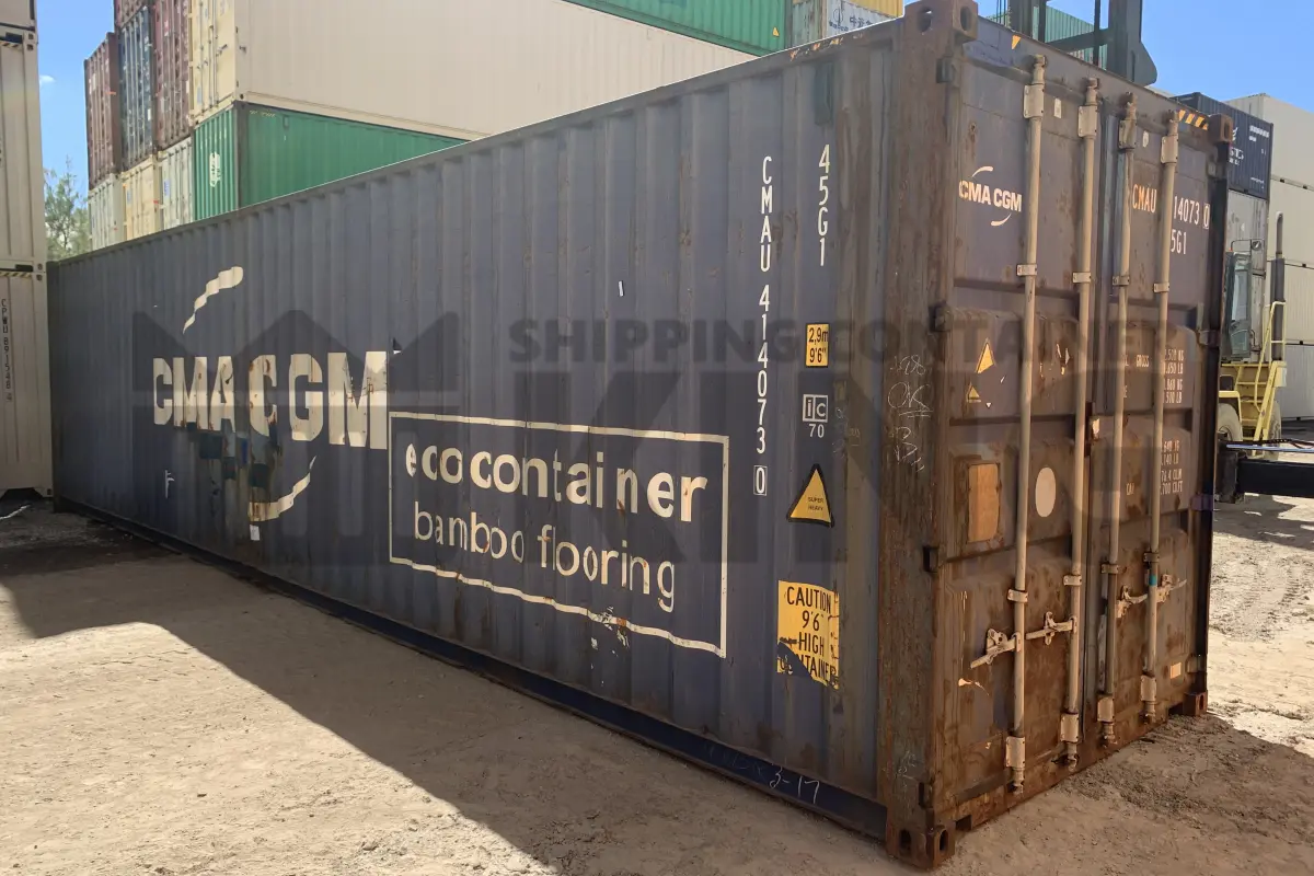 40' High Cube Shipping Container