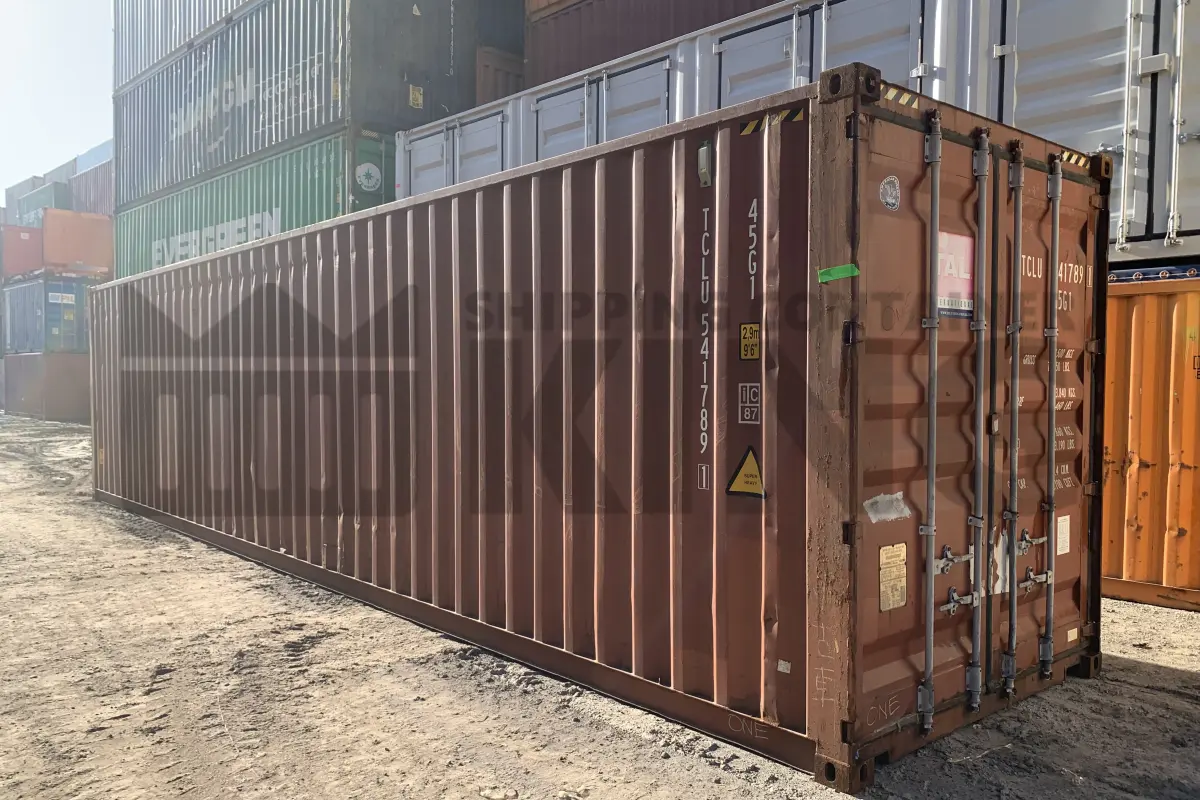 40' High Cube Shipping Container
