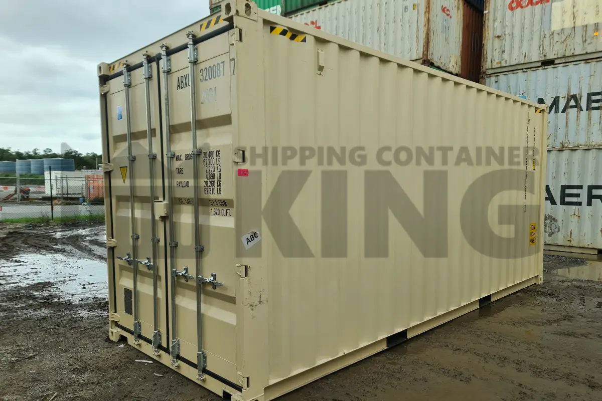 20' High Cube Shipping Container (With Tie Rails)