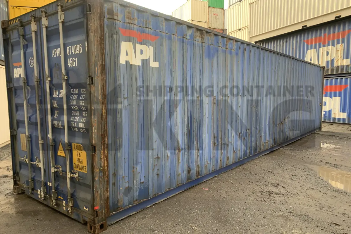 40' High Cube Shipping Container