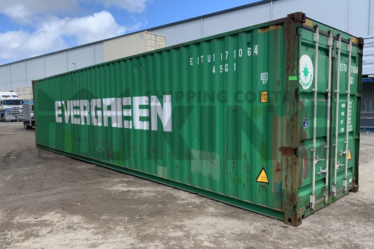 40' High Cube Shipping Container