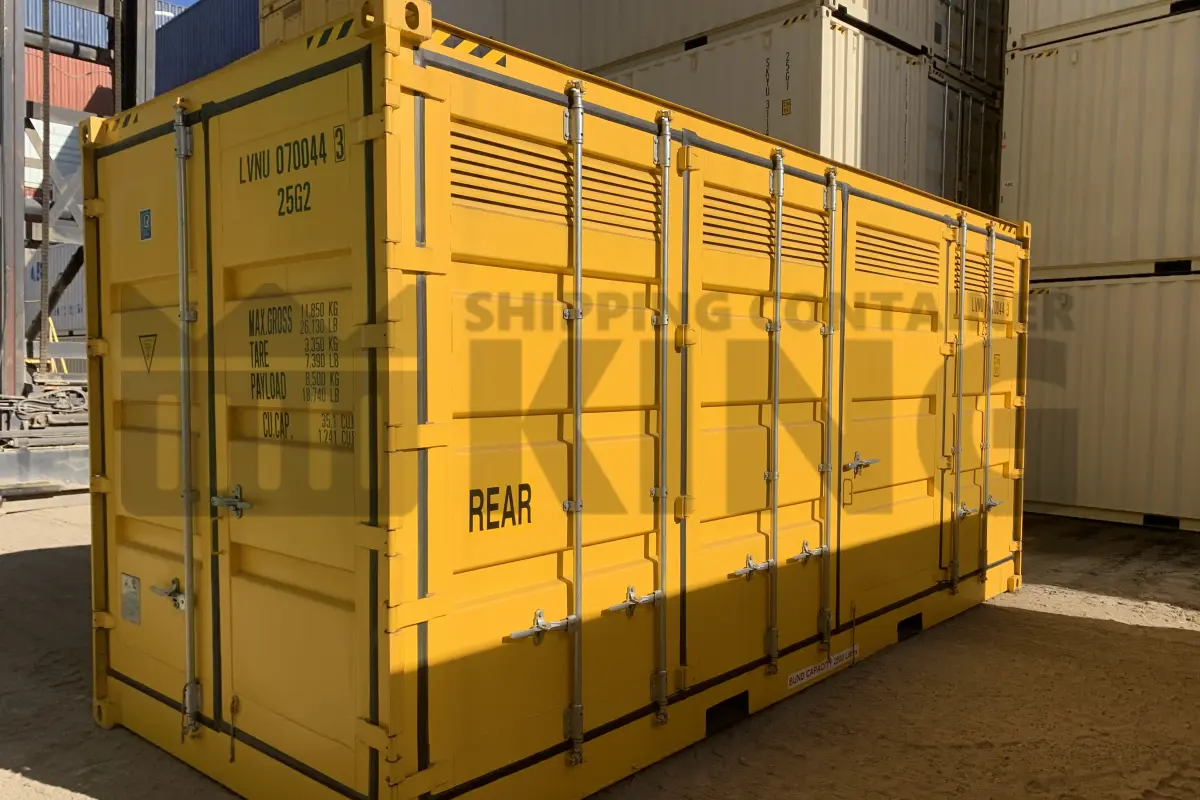 20' High Cube Side Opening Dangerous Goods Shipping Container