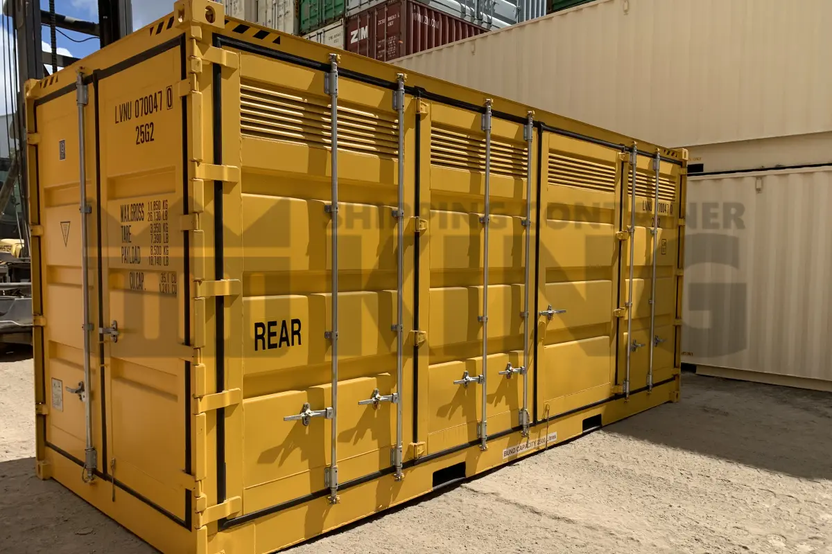 20' High Cube Side Opening Dangerous Goods Shipping Container