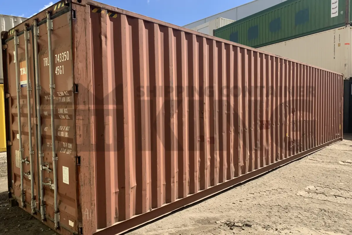 40' High Cube Shipping Container