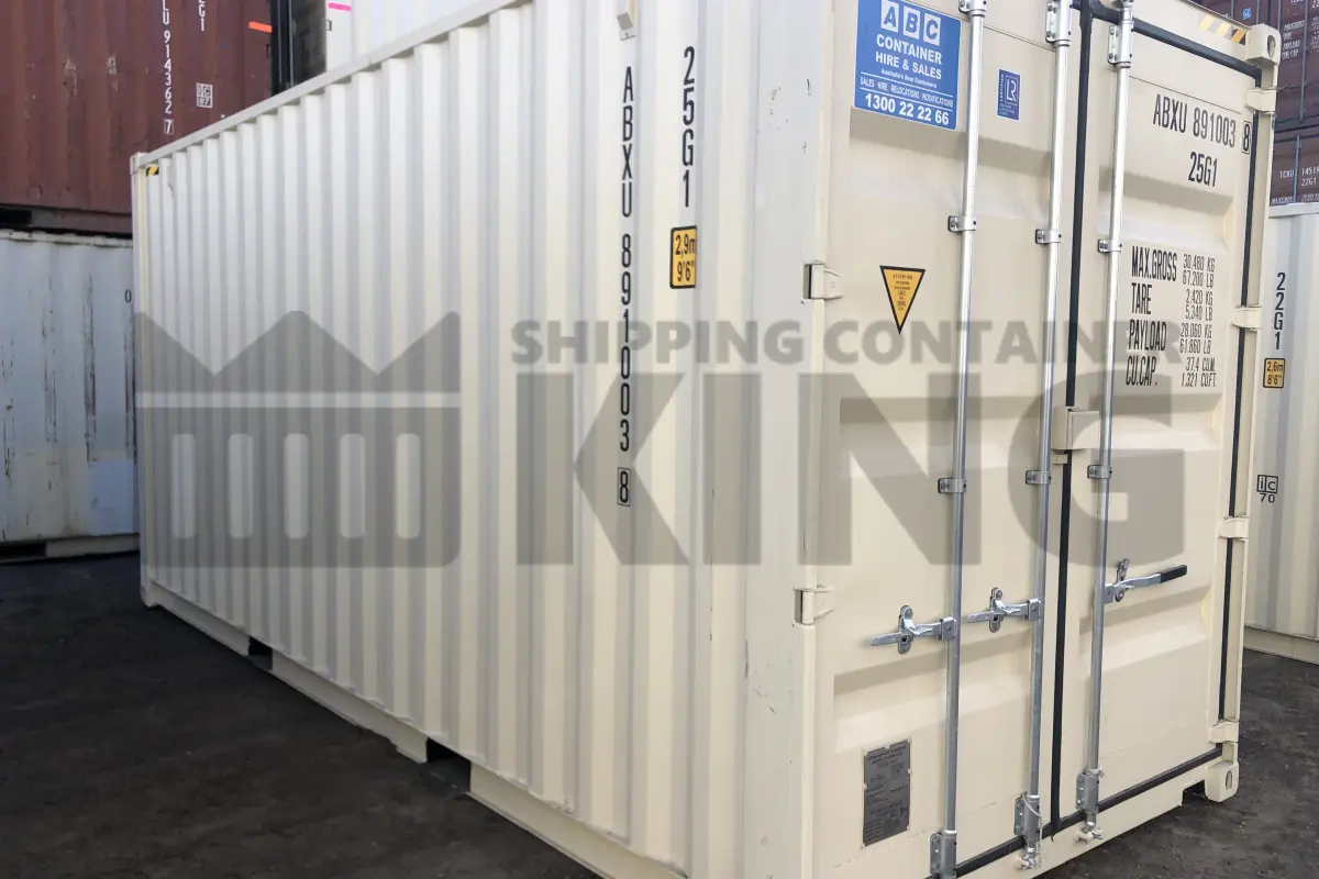 20' High Cube Shipping Container (Steel Floor)