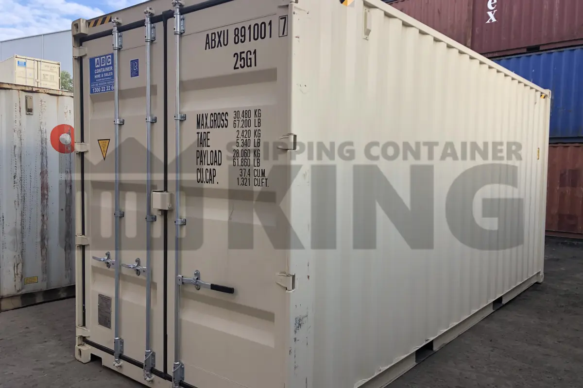 20' High Cube Shipping Container (Steel Floor)