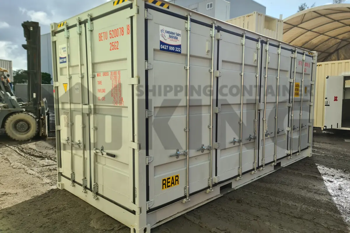 20' High Cube Full Side Opening Shipping Container