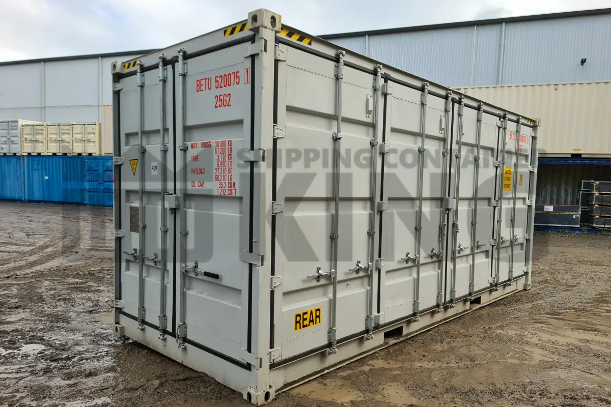 20' High Cube Full Side Opening Shipping Container