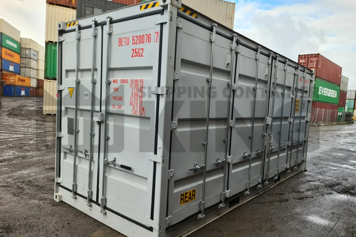 20' High Cube Full Side Opening Shipping Container