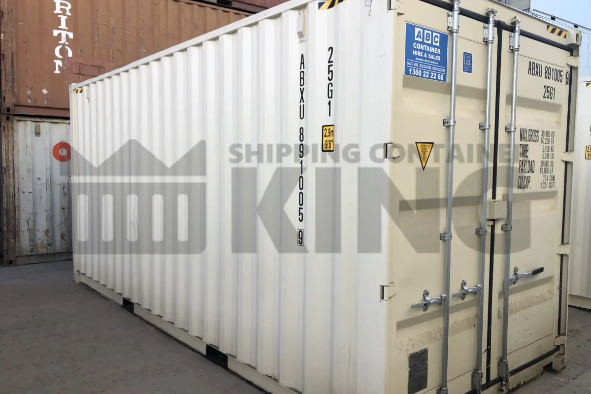 20' High Cube Shipping Container (Steel Floor)