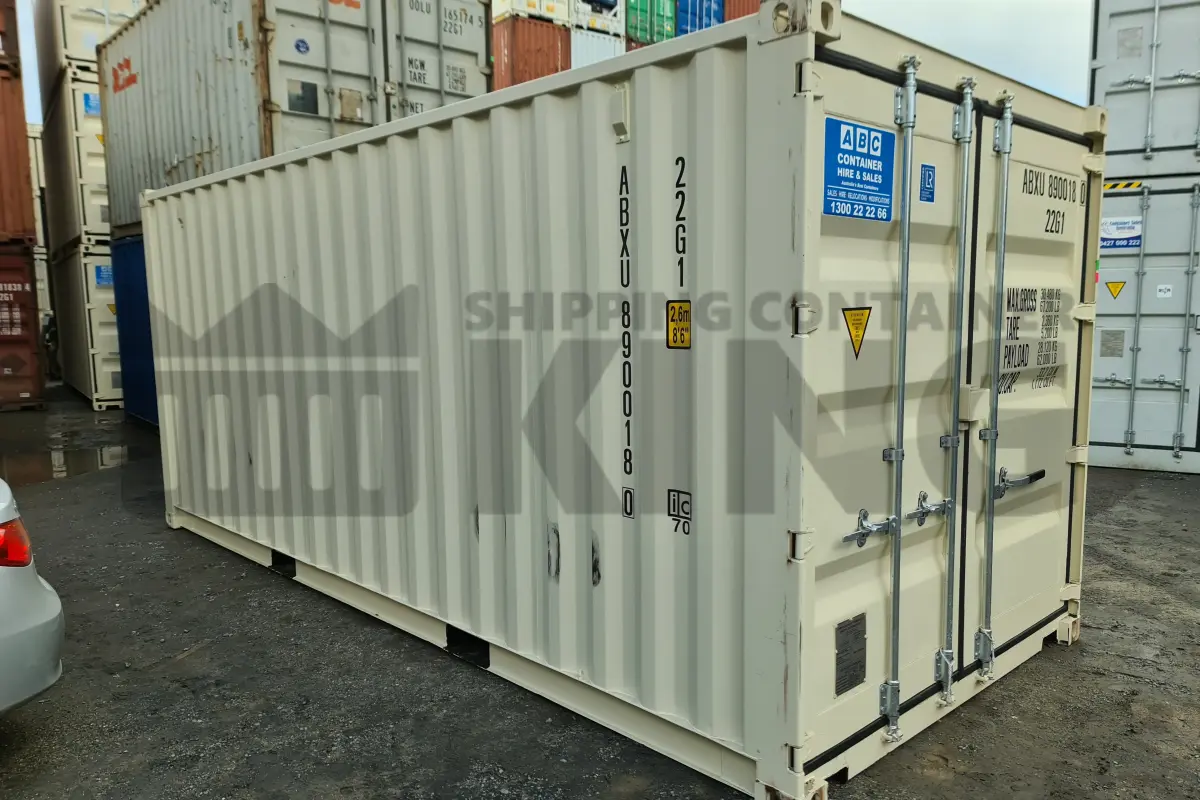 20' Standard Height Steel Container (Steel Floor, Doors One End)