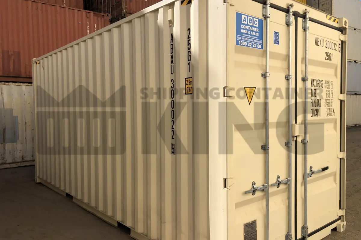 20' High Cube Shipping Container
