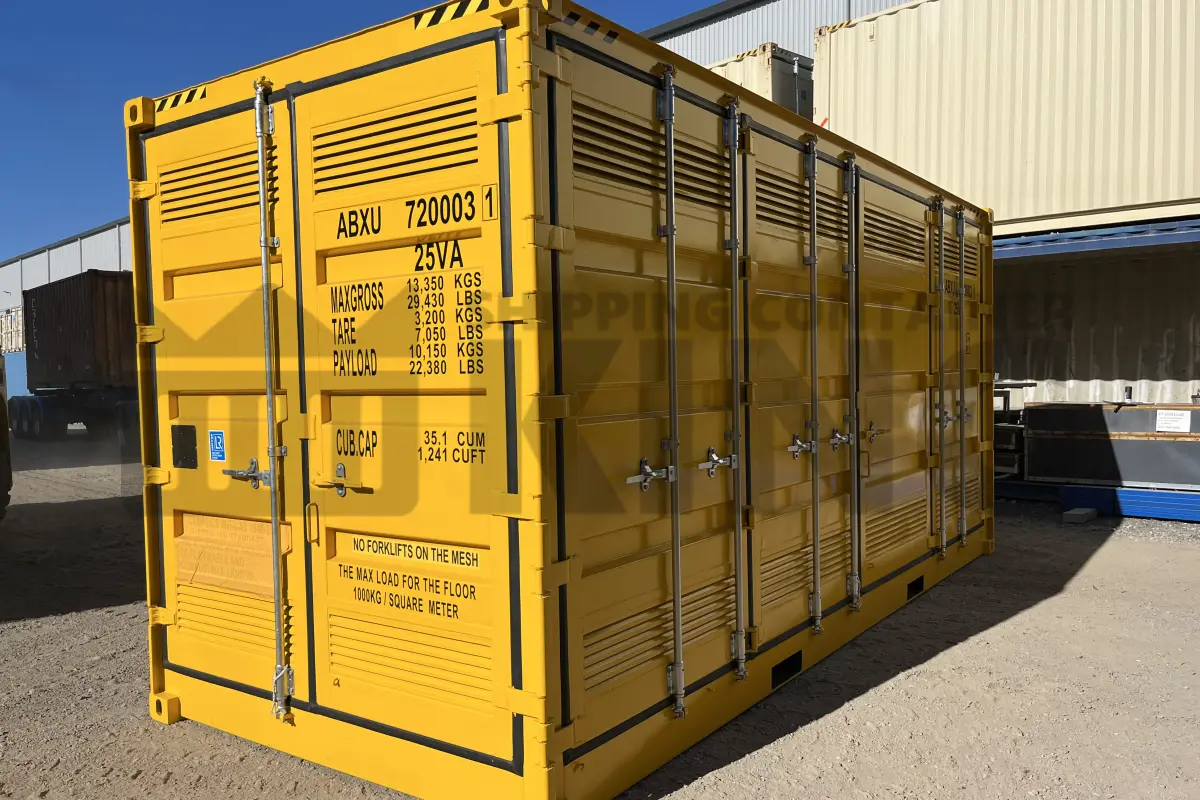 20' High Cube Side Opening Dangerous Goods Shipping Container