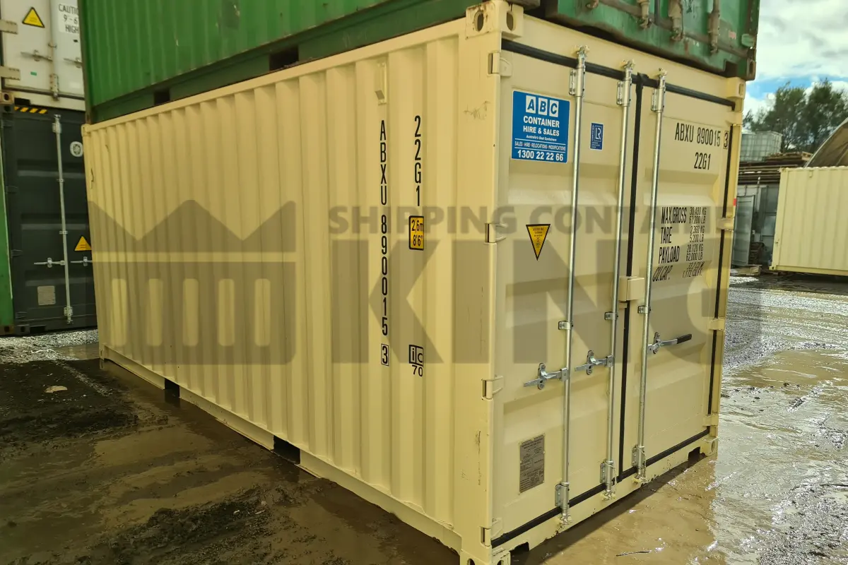 20' Standard Height Steel Container (Steel Floor, Doors One End)