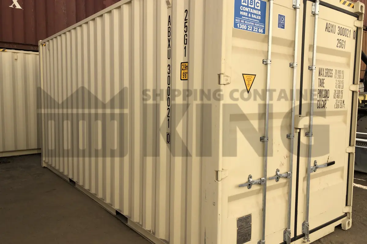 20' High Cube Shipping Container