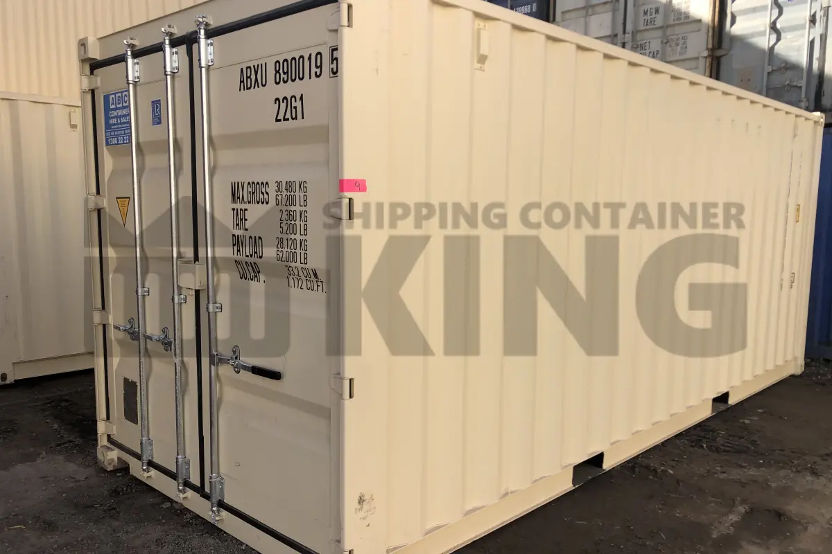 20' Standard Height Steel Container (Steel Floor, Doors One End)