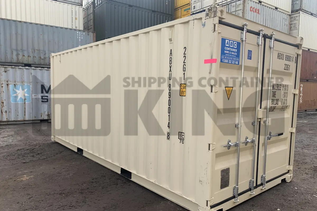 20' Standard Height Steel Container (Steel Floor, Doors One End)