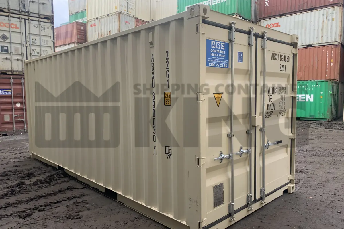 20' Standard Height Steel Container (Steel Floor, Doors One End)