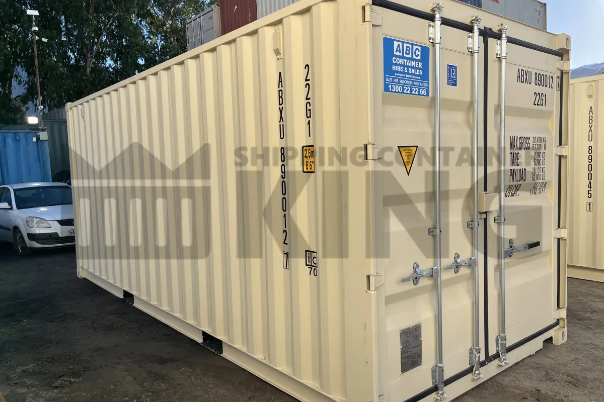 20' Standard Height Steel Container (Steel Floor, Doors One End)