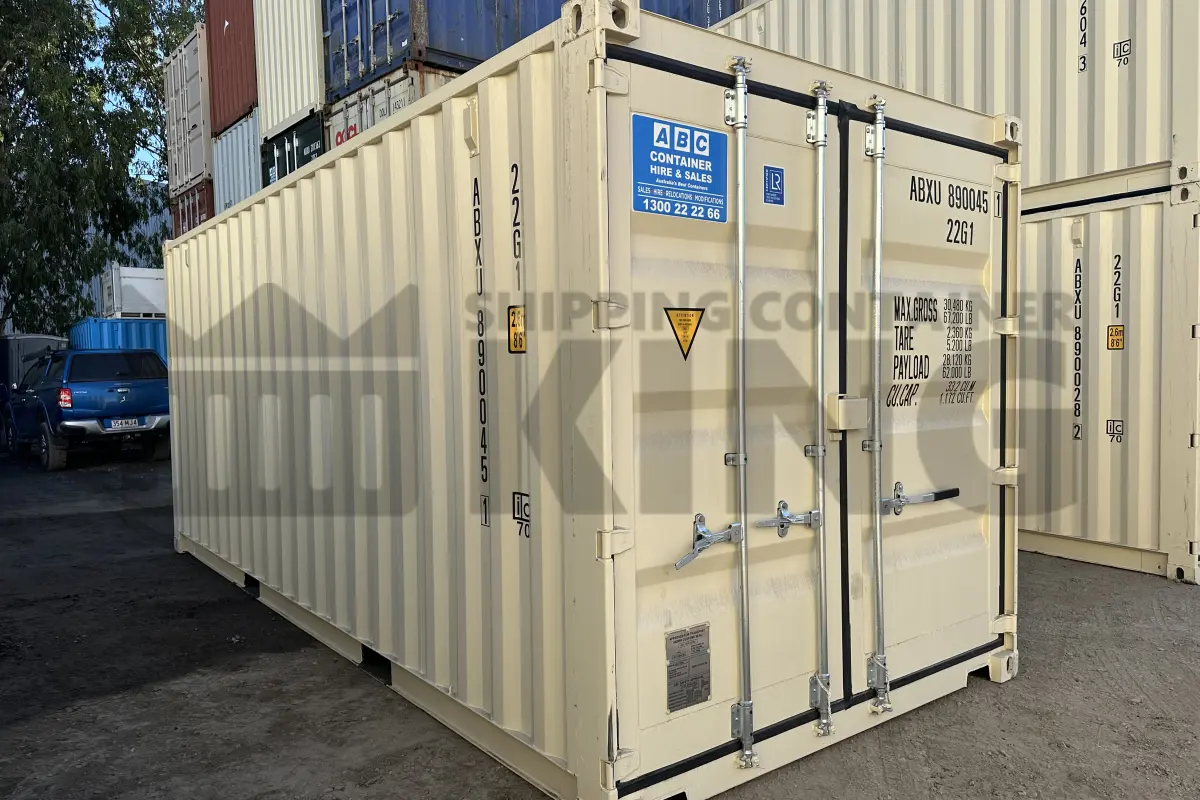 20' Standard Height Steel Container (Steel Floor, Doors One End)