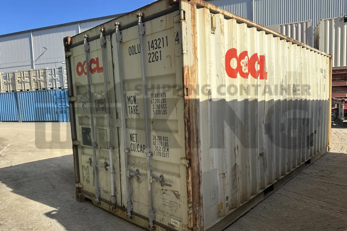 20' Standard Height Shipping Container