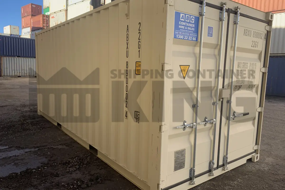 20' Standard Height Steel Container (Steel Floor, Doors One End)