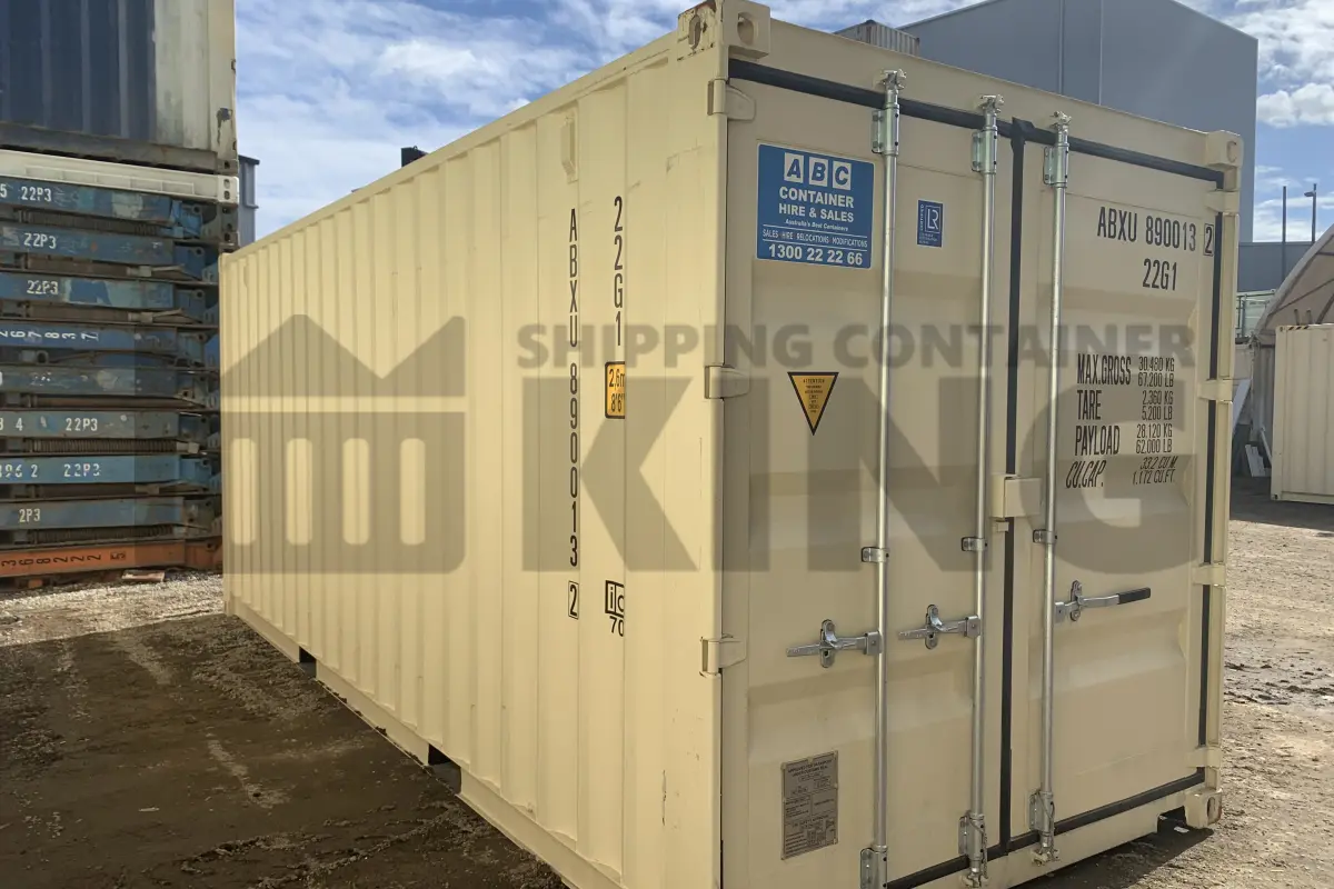20' Standard Height Steel Container (Steel Floor, Doors One End)