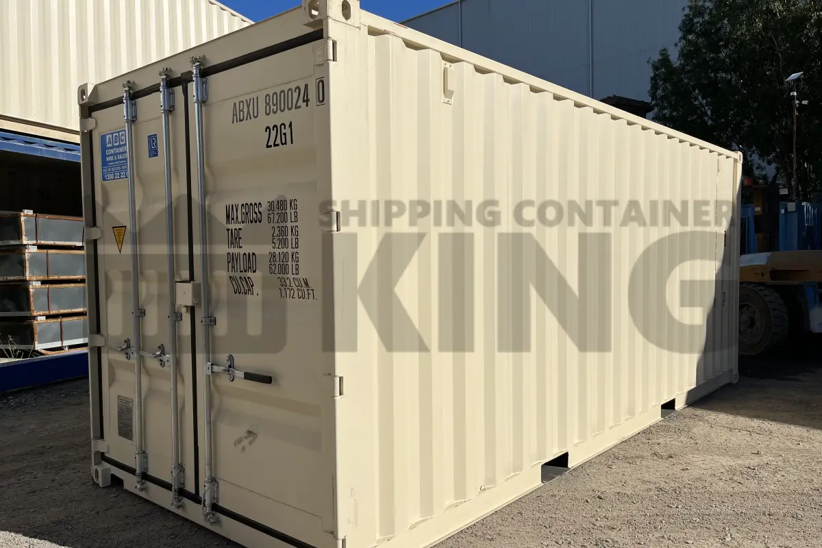 20' Standard Height Steel Container (Steel Floor, Doors One End)