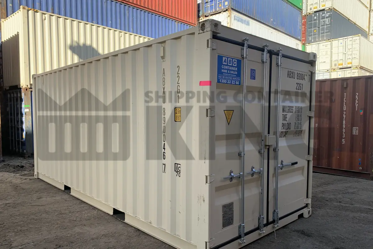 20' Standard Height Steel Container (Steel Floor, Doors One End)