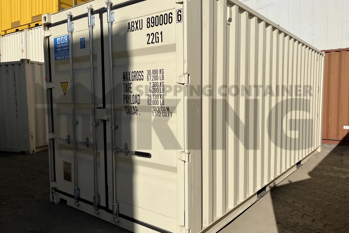 20' Standard Height Steel Container (Steel Floor, Doors One End)