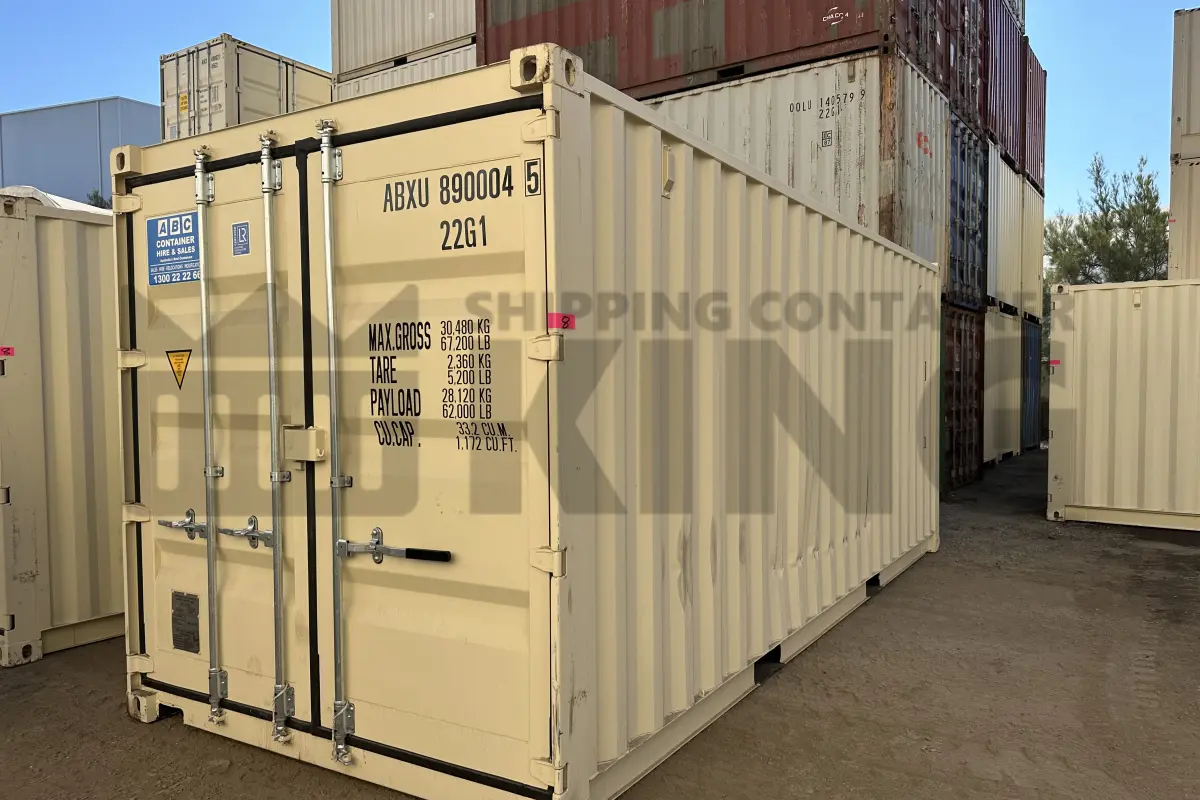 20' Standard Height Steel Container (Steel Floor, Doors One End)