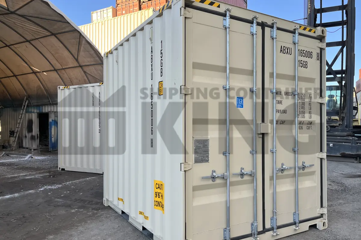 10' High Cube Shipping Container (4 Corner Posts - Factory Built)