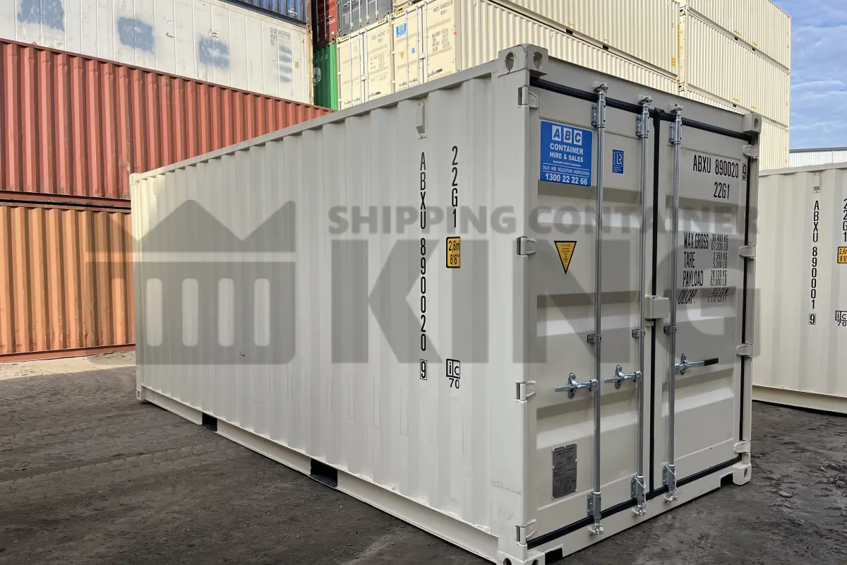 20' Standard Height Steel Container (Steel Floor, Doors One End)