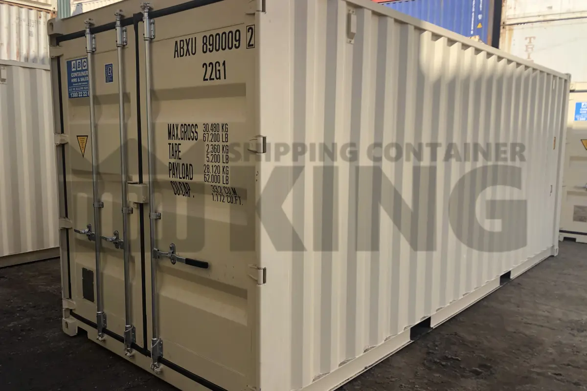 20' Standard Height Steel Container (Steel Floor, Doors One End)