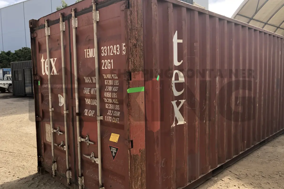 20' Standard Height Shipping Container