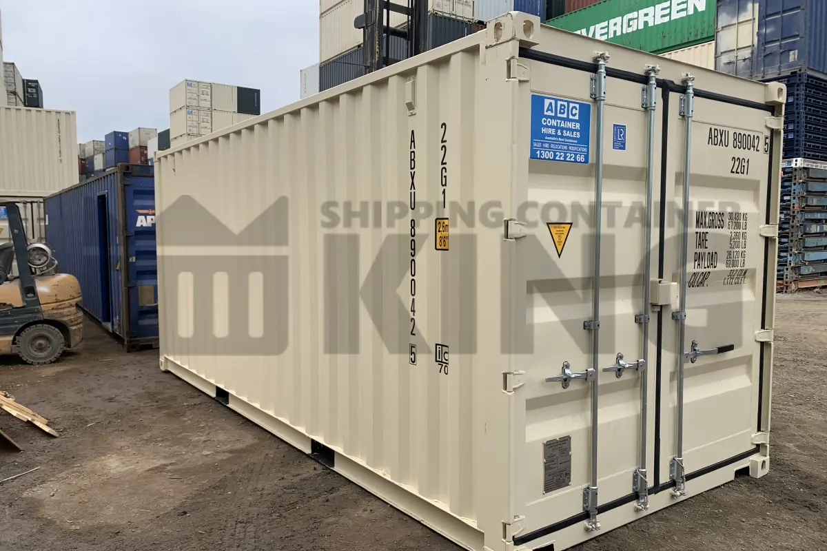 20' Standard Height Steel Container (Steel Floor, Doors One End)