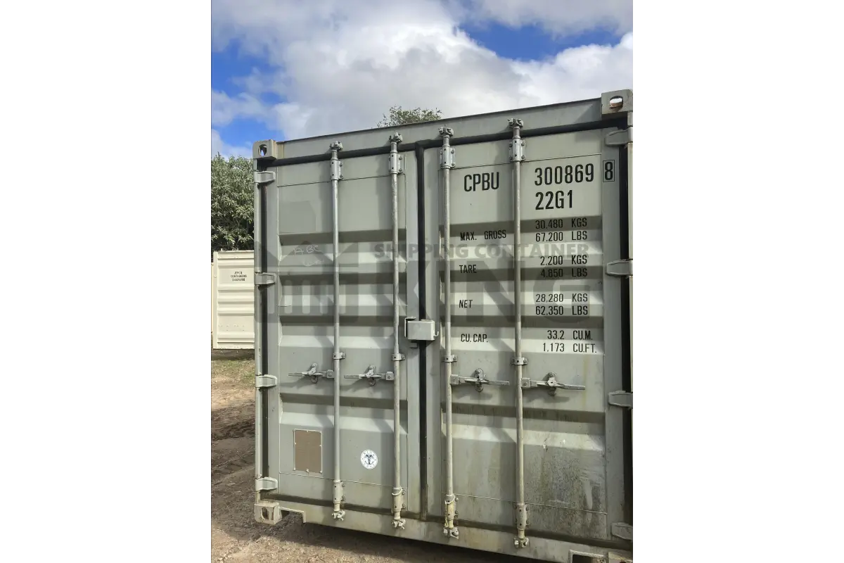 20' Standard Height Steel Container (Doors One End)