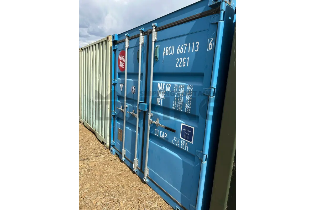 20' Standard Height Steel Container (Doors One End)