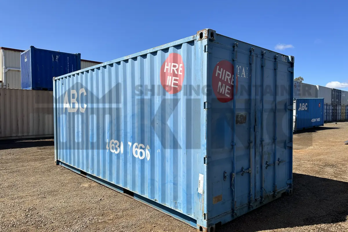 20' Standard Height Steel Container (Doors One End)
