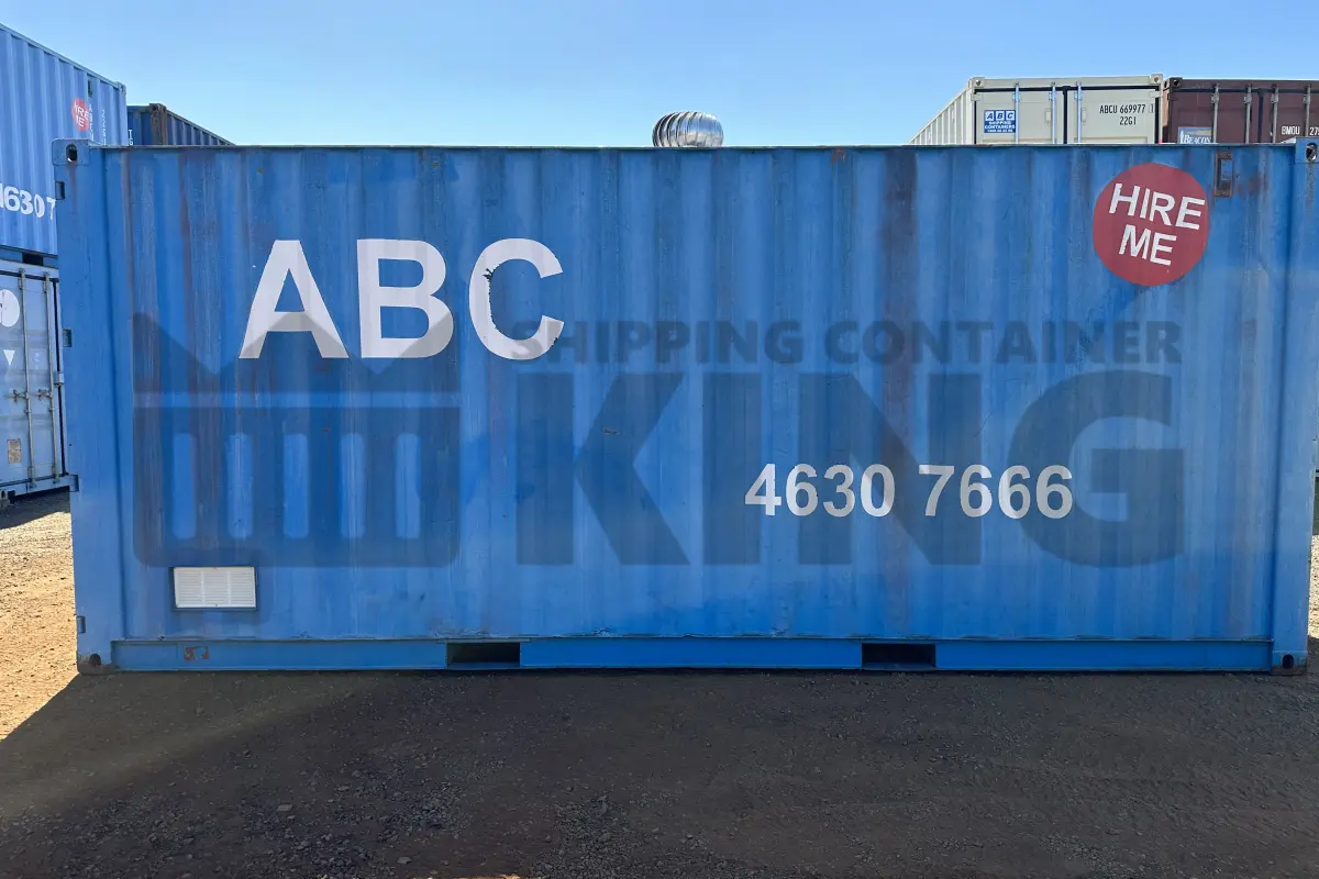 20' Standard Height Steel Container (Doors One End)