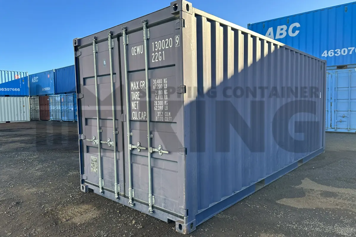 20' Standard Height Steel Container (Doors One End)