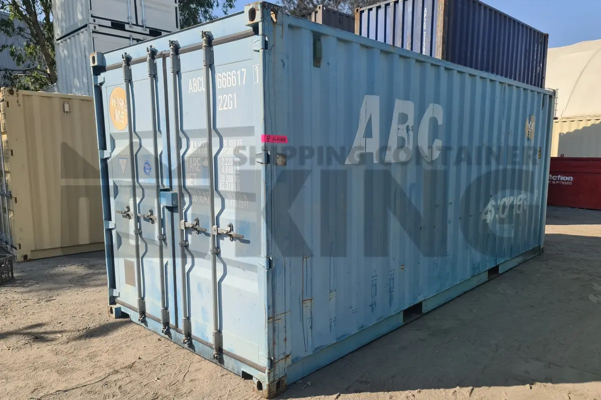 20' Standard Height Steel Container (Doors One End)