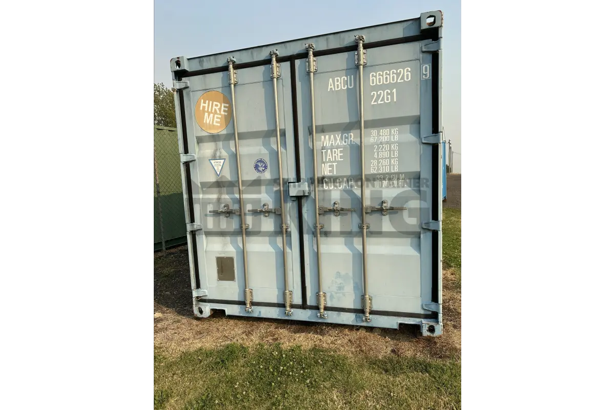 20' Standard Height Steel Container (Doors One End)
