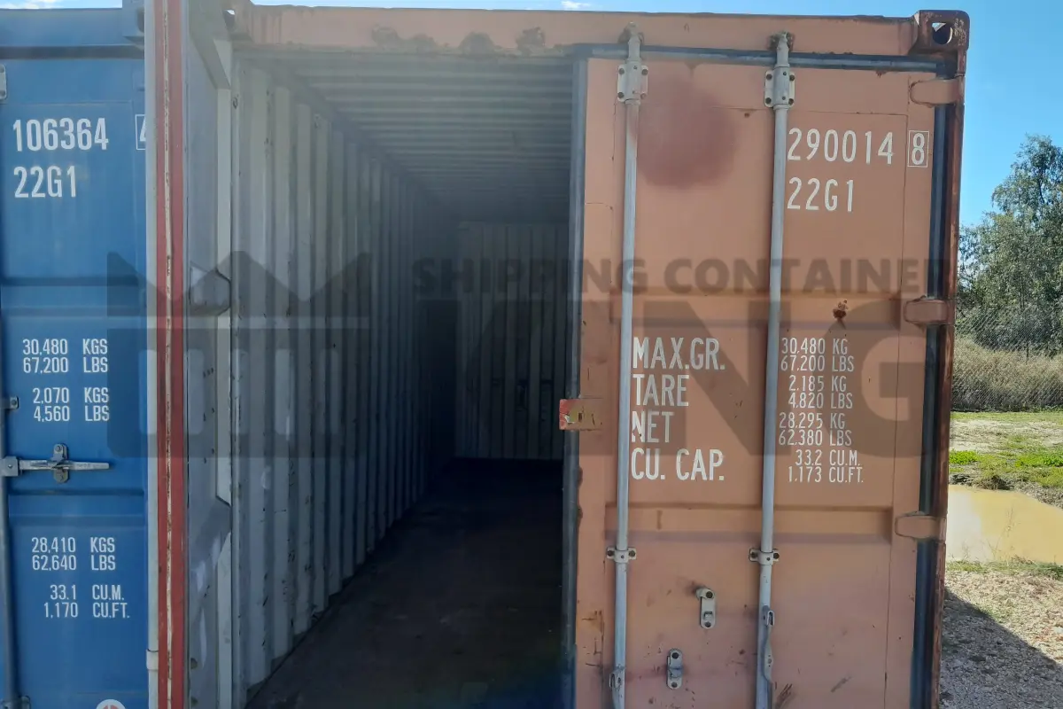 20' Standard Height Steel Container (Doors One End)